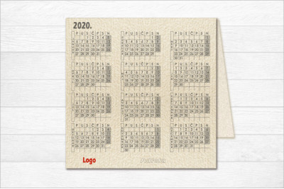 Čestitka-kalendar 2020CK 01